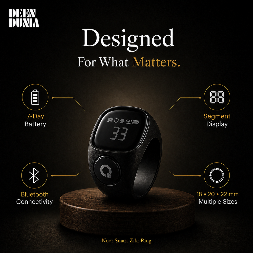 iQibla Zikr Ring Noor